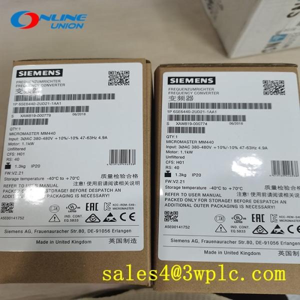 Quality 6SE6440-2UD21-1AA1 SIEMENS MICROMASTER 440 Series AC Drive wholesale