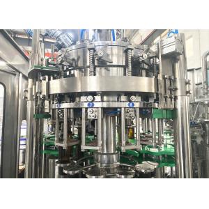 Crown Cap 340mm Glass Milk Bottle Filling Machine Balanced Pressure