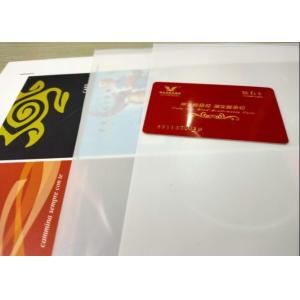 Precision Waterproof Translucent Polycarbonate Sheets For PC Card Making