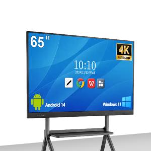 China Qtenboard Multi-size 75 Inch Interactive Panel Cvte Smart White Board Digital Whiteboard with Conference System on sale