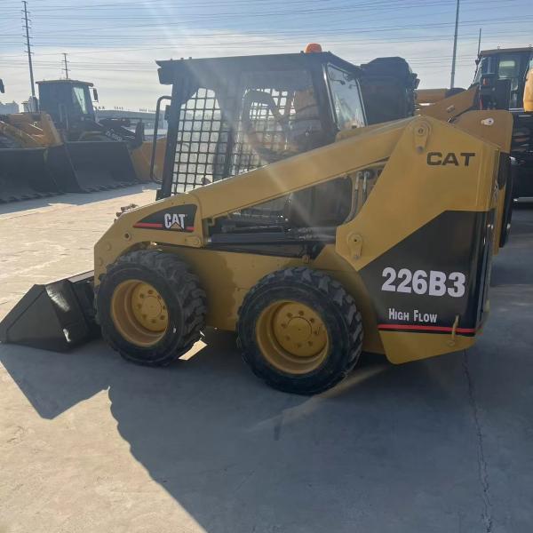 New Arrive Used CAT 226B3 44.7Kw Wheels Skid Steer Loader For Construction