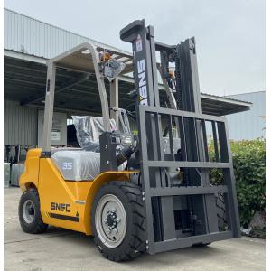 Rough Terrain 3.5ton Diesel All Terrain Wheel Loader Forklift With Yunnei Engine