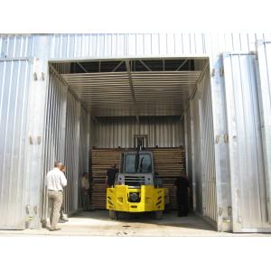 Eco Friendly Wood Drying Kiln Kits 6.6 Meter External Depth CE Approved