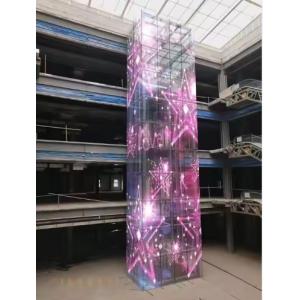 G3.91-7.82 Ultra-Thin Full Color Transparent Video Wall SMD2525 IP54 Long