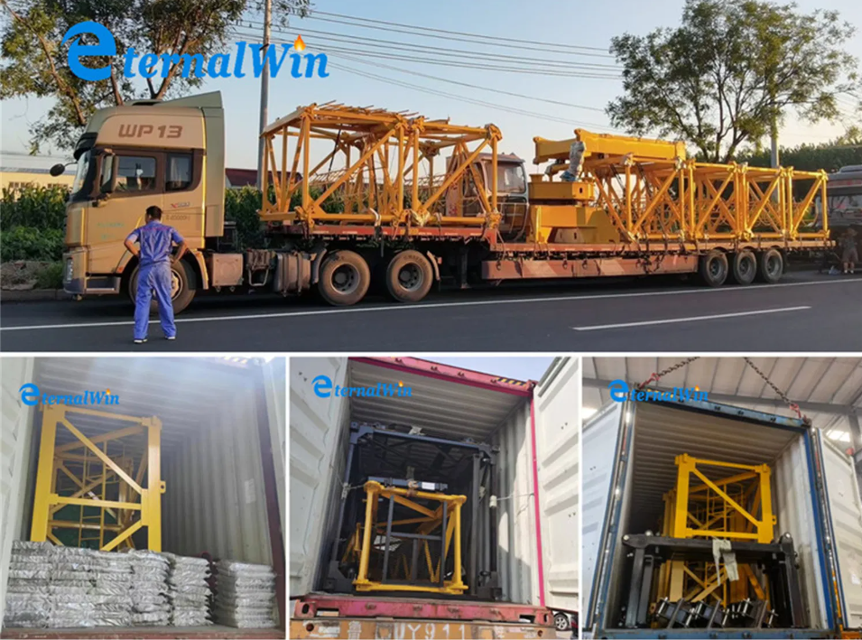 6 Tons 8 Tons 10 Tons Mobile Tower Crane Fixed Tower Crane