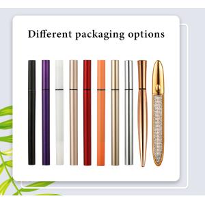 27mm Length Faux Natural False Eyelashes Magnetic Lashes With Liner