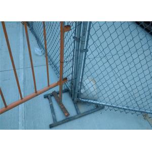 ASTM A392-06 Zinc Coating Temporary Chain Link Fence 2 ⅝"x 2-5/8" x 11.5