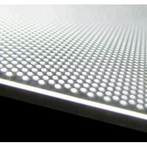 Optical Grade Acrylic Light Guide Plate Laser Dotting Perspex For LED Screen