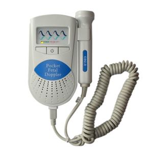 DC 3.0 V Continuous wave Pocket Fetal Doppler Without Display For Home Use