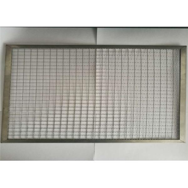 304 Stainless Steel Wire Mesh Tray With Rectangular For Filtering