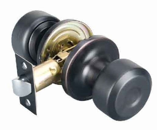 Easy Installation Knob Door Lock with Adjustable Backset 2-3/8" or 2-3/4" ST