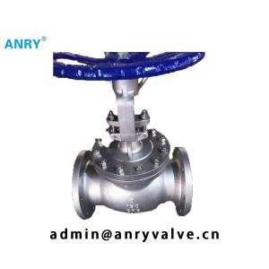 WCB Body CS Globe Valve13%CR BS1873 Flanged Plug Type Disc Globe Valve