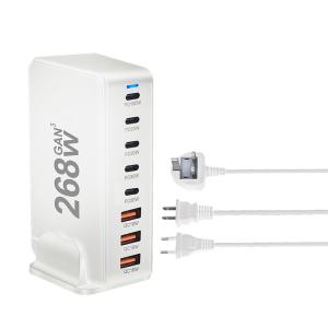 268W 100W Mutli USB Ports USB C Charging Station GaN Desktop PD 65watt Fast