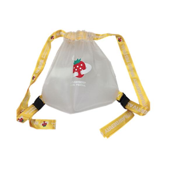 Hot Sales Factory PEVA Reusable Drawstring Bag eco Friendly Packaging Bag