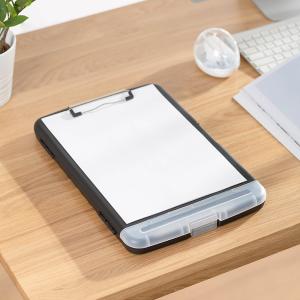 A4 Size Plastic Writing Board File Box with Elastic Closure Folder and