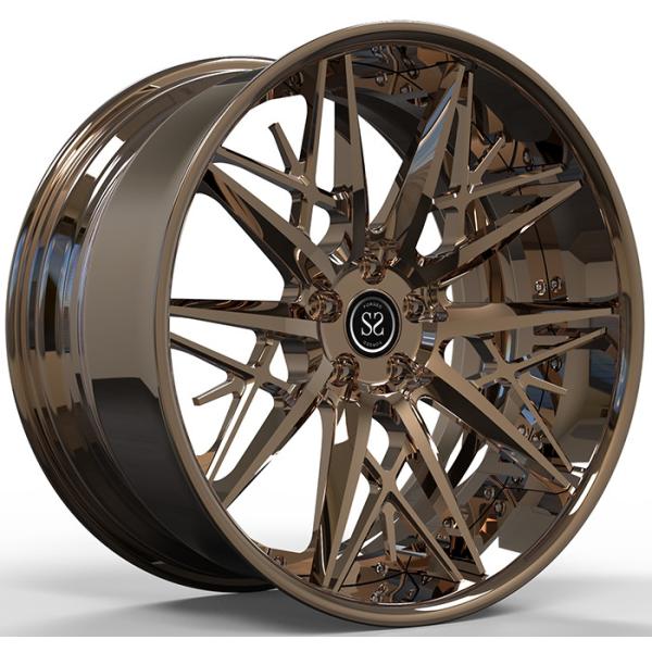 Quality Bronze Painting 21 Inches 2 Forged Wheels For Audi Rs6 wholesale