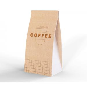 custom PE coated coffee packaging bags with window