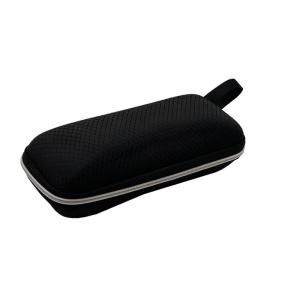 Black Customizable EVA Glasses Case , Hard Zippered Sunglass Case