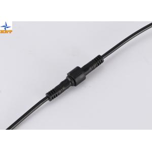 Black M12 / M8 Cable Assembly IP67 Waterproof / Connector Cable Assemblies