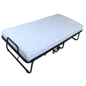 Cheap Modern Design Foldable Cot Bed Frame Twin Full Size for Home or Hotel Iron Metal Frame for sale