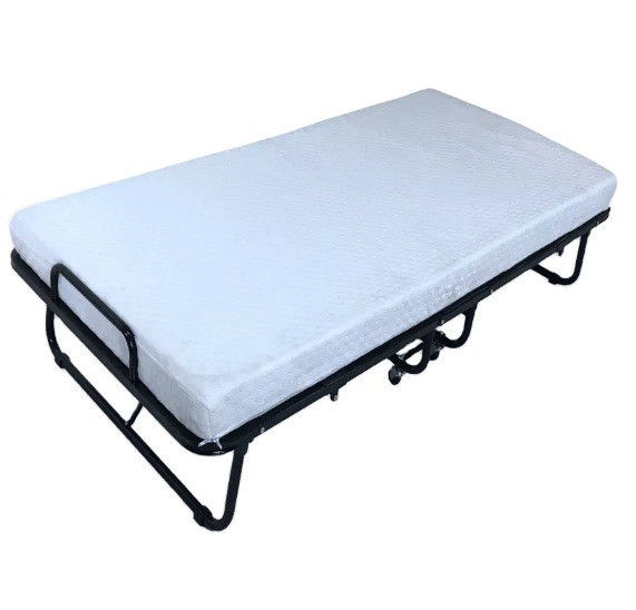 Quality Mail packing Y Modern Design Moveable Bed Portable Foldable Guest Beds Cot Size Rollaway Beds for Bedroom Sets wholesale