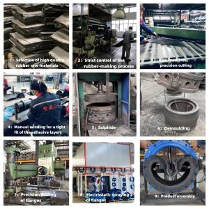 PN6-PN40 Dn200pn16 Carbon Steel Galvanized Flange Single Sphere Rubber Expansion