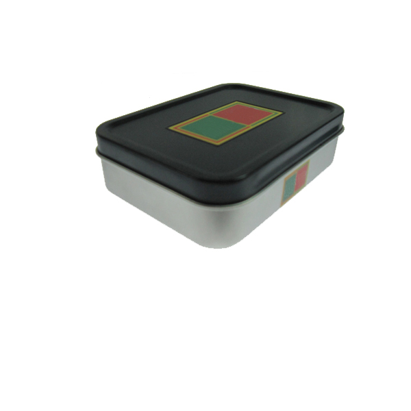 Customized Print Fashion Metal Tin Box Rectangular Shape for DVD CD Packaging