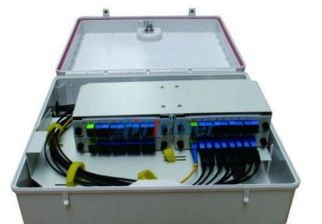 Quality Outdoor PLC Fiber Splitter Distribution Box Wall Mounted Fiber Optical Distribution Box wholesale