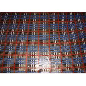 Silkscreen Metallic Sequin Curtain Fabric , Aluminum Mesh Fabric For Decoration