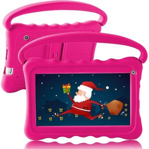 32GB Android Tablet PC WiFi Dual Camera Shockproof Case Tablet For Kids Ages 3
