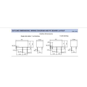 HFE60 HONGFA Subminiature Power Relay SPST-NO Through Hole Mounting