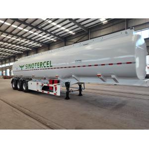 45CBM 3-Compartment Oil Tanker Semi-Trailer – White 3-Axle, Heavy-Duty Performance