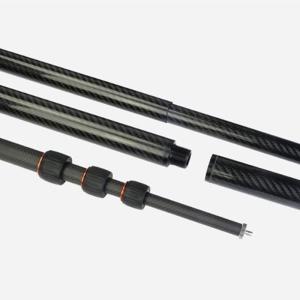 Lightweight Construction Telescopic Carbon Fiber Pole With CFR Nylon Clamp