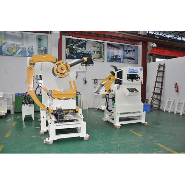 Quality 3 in 1 Servo Metal Sheet Straightening Feeder Automatic Metal Stamping Machine wholesale