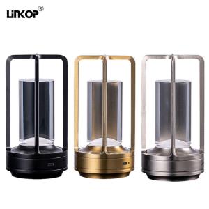 Cheap Retro Cross Shaped Touch Led Light Tri Color Dimmable LED Desk Light With C Type USB Interface for sale