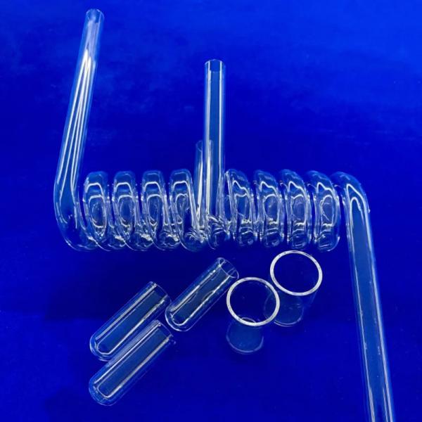 Quality Factory Custom High Temperature Resistant Transparent Quartz Spiral Pipe wholesale