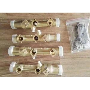 Ultrasonic Water Meter Components , DN15 Brass Water Meter Body
