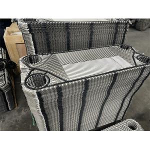 Gasketed Tranter Heat Exchanger Plates Chevron Pattern Design
