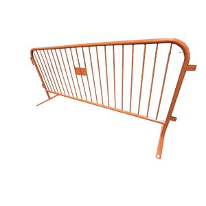 Temporary Perimeter Fencing\Blue Portable Crowd Control Barriers Fence With Flat