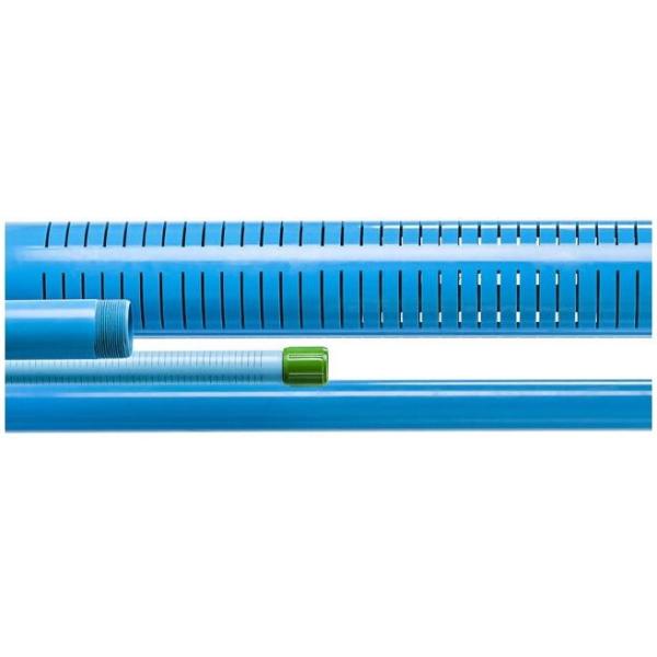 Water Well Casing PVC U Wall Pipe / Water Filter Screen Pipe System Specification