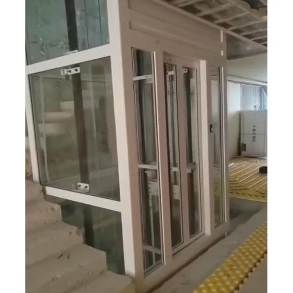 Gearless Traction Home Small Residential Elevators Microprocessor Based Control