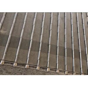 Cheap Medicine Plate Link Belt , 304 Stainless Steel Wire Mesh Anti Dust Smooth Surface for sale