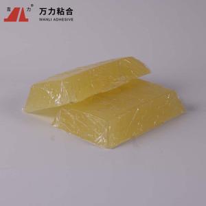 Light Yellow Transparent Packaging Hot Melt Lumpy Carton Sealing Glue TPR-7606