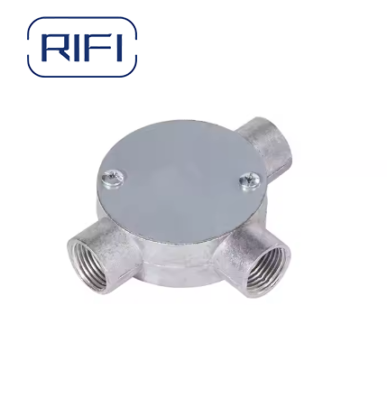 Rifi European Metal Install Box Wall Switch 1+1 Electrical 2 Gang Metal Smart Home Socket Case Iron Wall Box Enclosure
