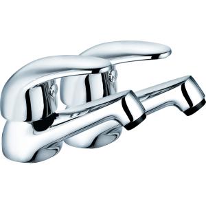 China Polished Chrome Bathroom Mixer Faucet Of Style And Function T8061B on sale