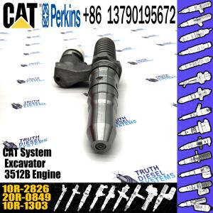 China 249-0746 3512B Engine cat system injector Common Rail Fuel Injector 10R-2826 10R-2827 For Caterpillar on sale