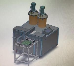 China Split-Core AC & DC Hall Effect Current Sensor ab glue dispenser epoxy potting machine 2 part resin mixing machine on sale