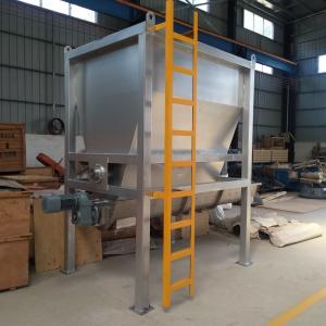 Custom Hopper Horizontal Screw Mixer for Powder Mixing in Conveyor System