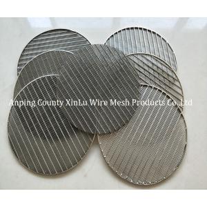 Water Filtration 304 Stainless Steel Filter Plate Screen Mesh 0.1mm Open Area