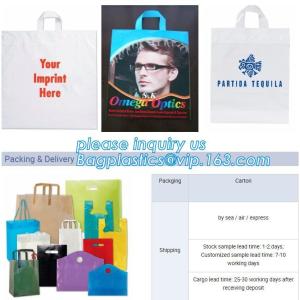china product printing design foldable clothes plastic carry bag/custom ldpe die